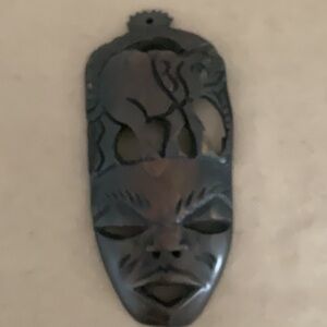 Zimbabwe African hand crafted wooden mask